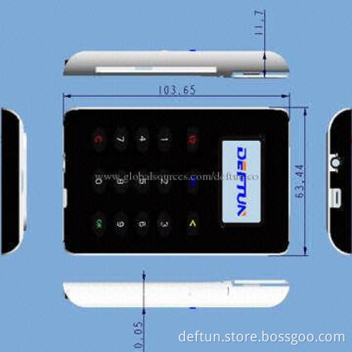 EMV Magnetic Chip Card Keypad Reader, Audio Jack/USB aSoc Pin